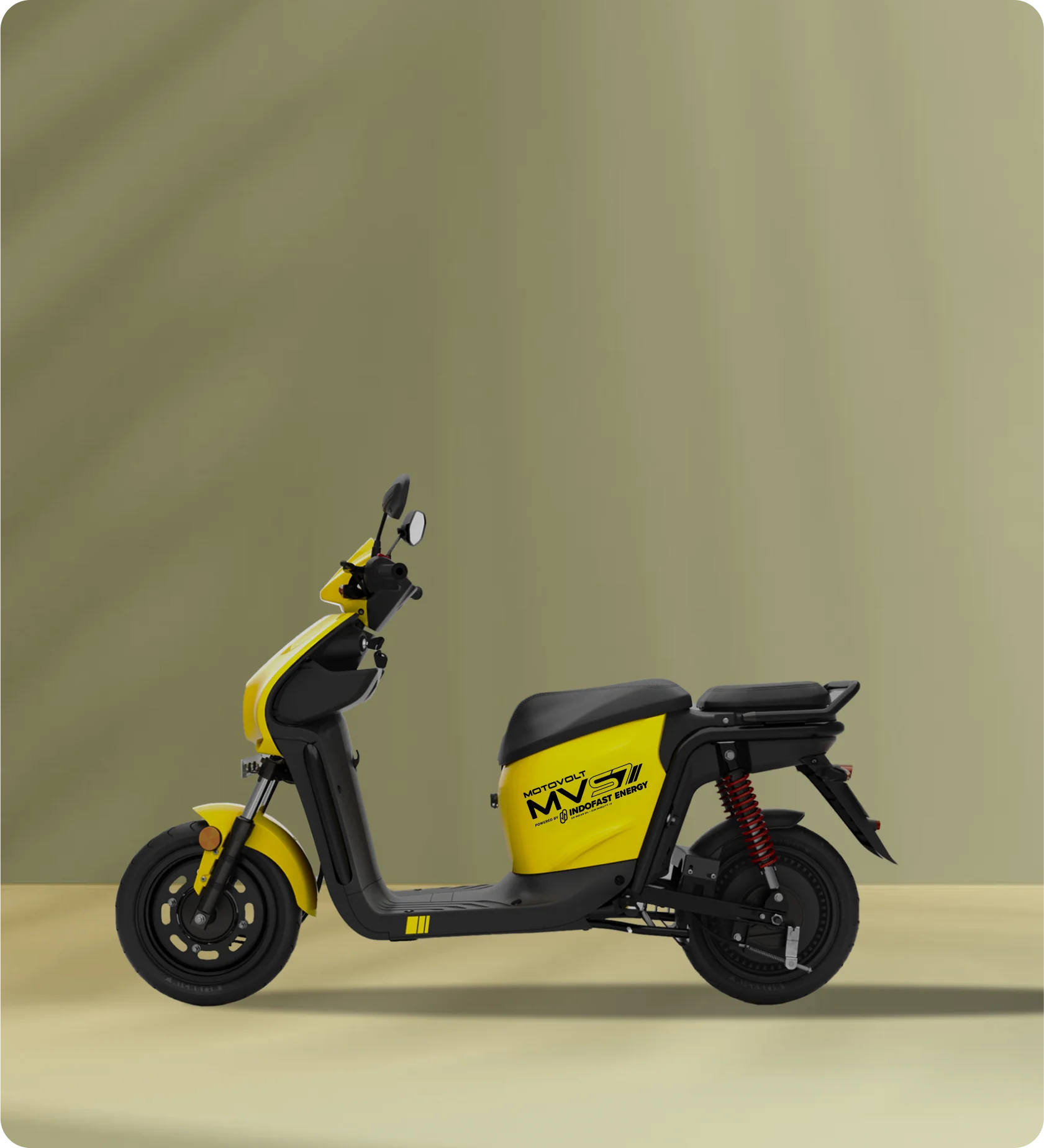Motovolt MVS7 (Yellow Scooter) Gallery Image 3